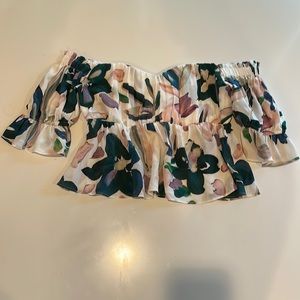 Stone Cold Fox floral top, size 2